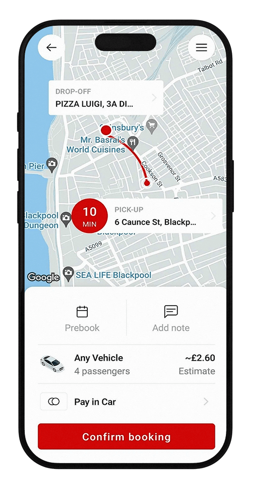 CCabs taxi mobile online taxi app